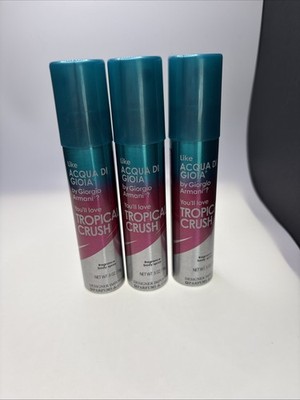 Designer Imposters TROPICAL CRUSH Body Spray NEW Travel Size 0.5 oz Lot 3