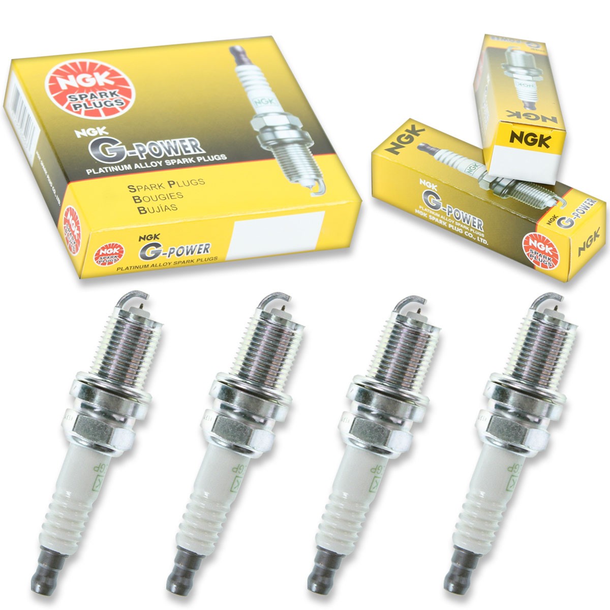 4 pcs NGK G-Power Spark Plugs for 1995-2005 Dodge Neon 2.0L  2.0L L4 - ce