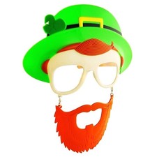 Sunstache Leprechaun Clear Costume Glasses
