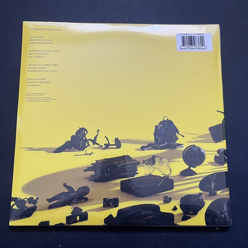 Metallica 72 Seasons Adelaide Splatter Edition Exclusive Pop Up Vinyl Record Aus - Image 4 of 4