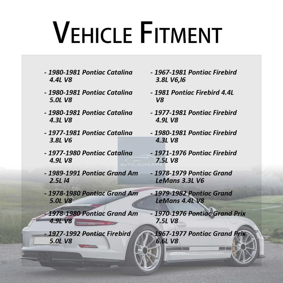 Termostato de refrigerante de motor para Pontiac Grandville 6,6 L 1973-1975 Foto 4 de 4