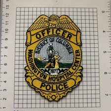 Washington Hospital Center District of Columbia Police Gold patch