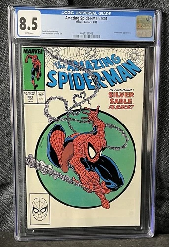 The Amazing Spider-Man #301 (Marvel Comics June 1988) CGC 8.5