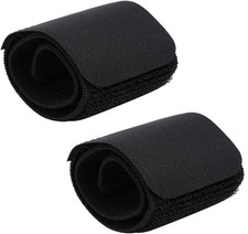 OUKENS Soccer Shin Guard Strap, 12.60 x 1.97 x 0.39", Black