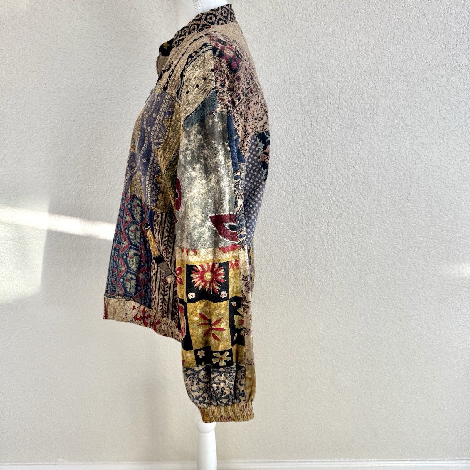 Sacred Threads Patchwork Jacket M/L Boho Festival… - image 10