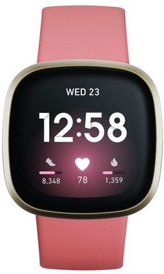 Fitbit Versa 3 soft gold/pink Fitness Tracker Smartwatch 1,4 Zoll - AKZEPTABEL