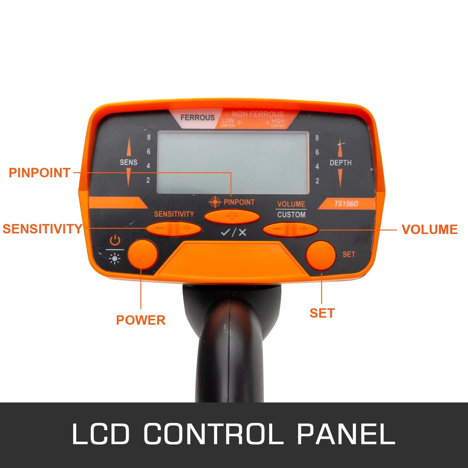 Détecteur de métaux LCD étanche 16cm avec kit complet de détection précise - 4