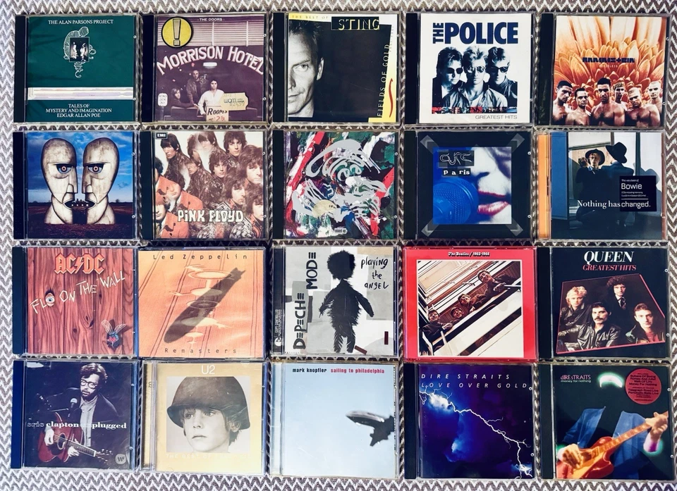 CD Sammlung-198x-Nachlass-Pink Floyd-D.Bowie-Cure-U2-Police-Queen-Sting-Beatles - Bild 4 von 4