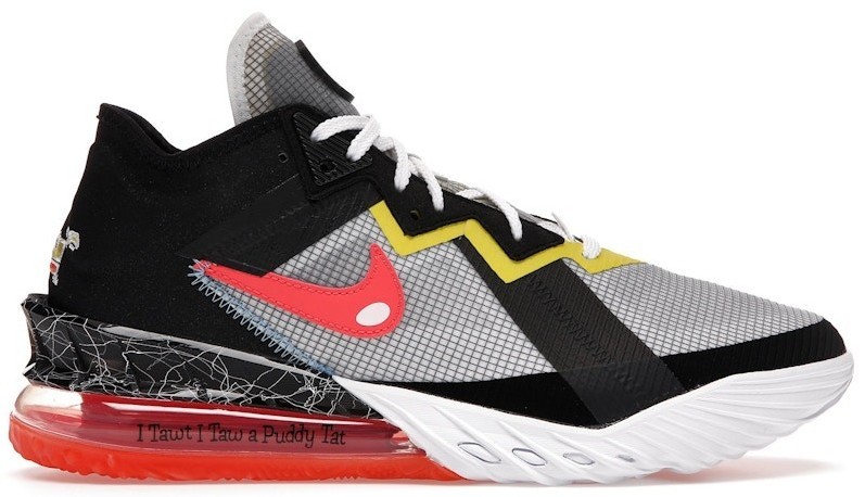 Preços baixos em Nike Space Jam x LeBron 18 EP Low Sylvester x