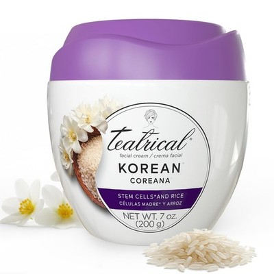 TEATRICAL Korean Facial Cream with Stem Cells & Rice, Face Moisturizer 7 oz