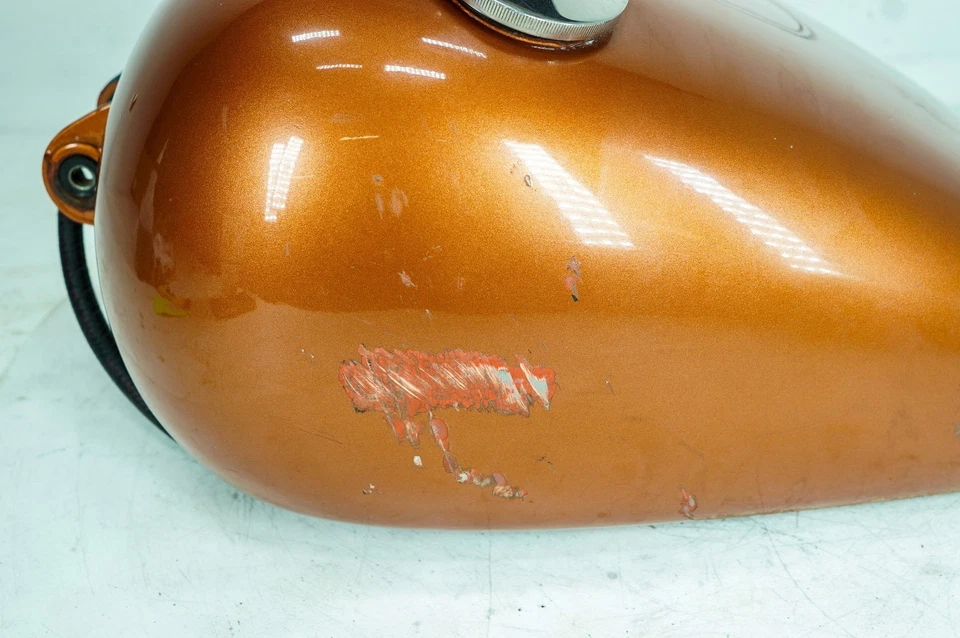 Harley Sportster XLH883 883 1989 OEM depósito de tanque de gasolina * rayado * 1363 Foto 2 de 4