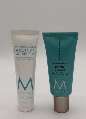 Moroccanoil Fragrance Originale Rich Nourishment Hand Cream & Shower Gel Travel