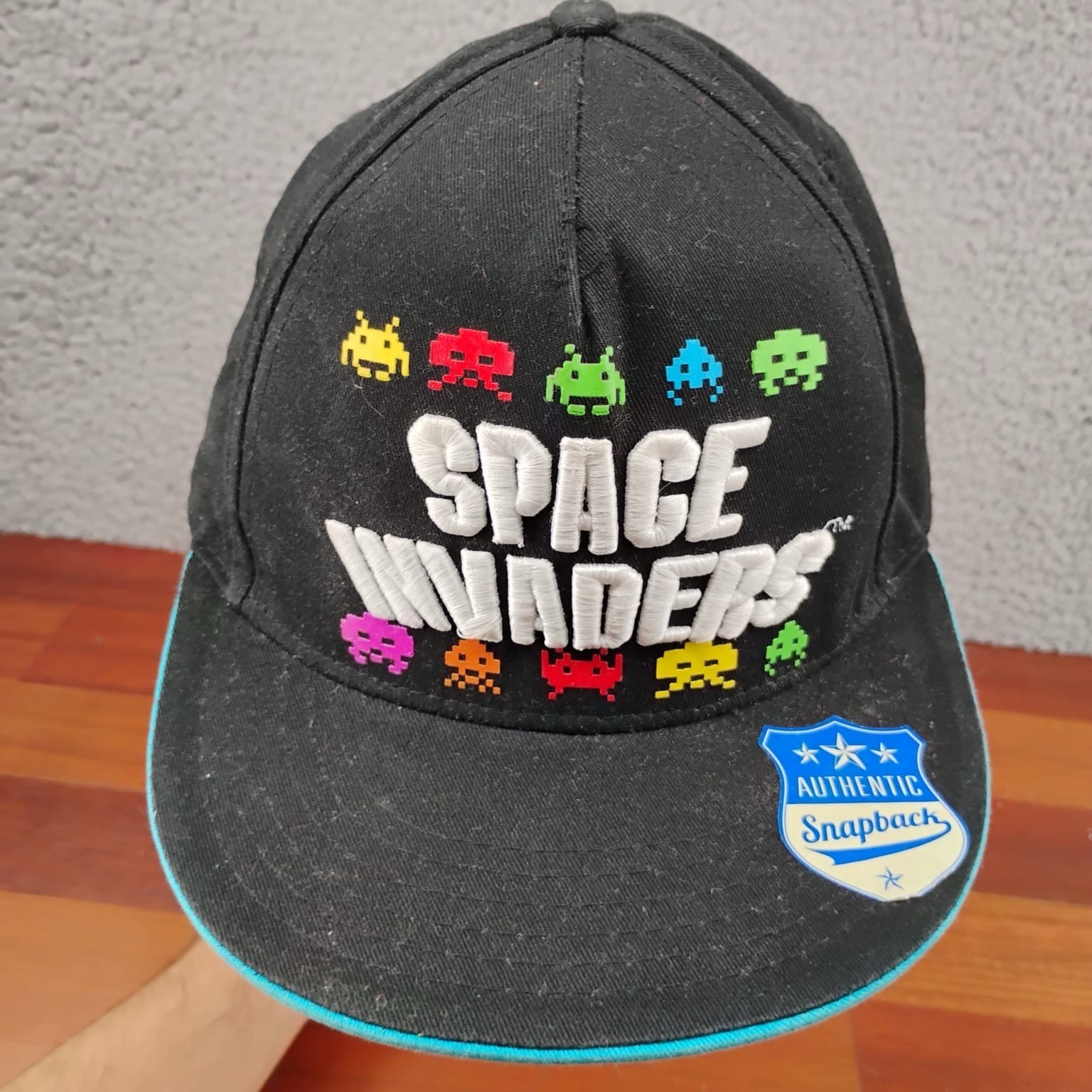 Embroidered SPACE INVADERS Logo Atari Baseball Ca… - image 2