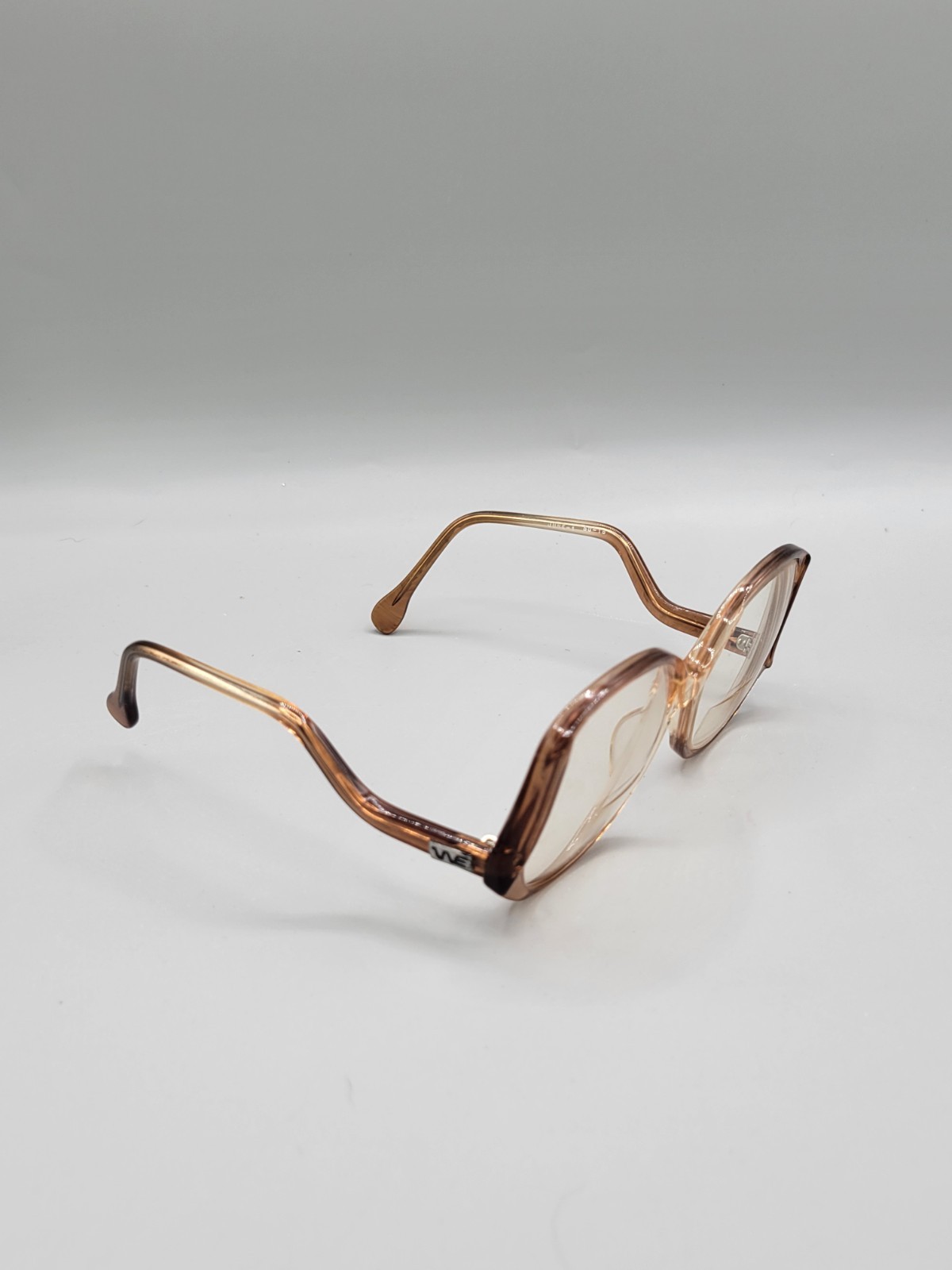 Vintage 70s 80s Oversized Wimbledon June-1 Retro Drop Arm Eyeglass Frames