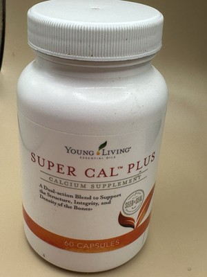 Young Living Super Cal Plus Capsules 60 Count Dietary Supplement NEW Sealed