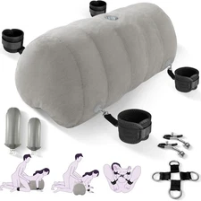 Sex Pillow Couples Toys, Heart Shaped Inflatable Cushion Furniture for... 