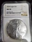 2024 Silver Eagle NGC MS70 Brown Label