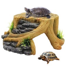 Turtle Basking Platform,Tortoise Resin Resting Reptile Habitat Ornament Aquar...