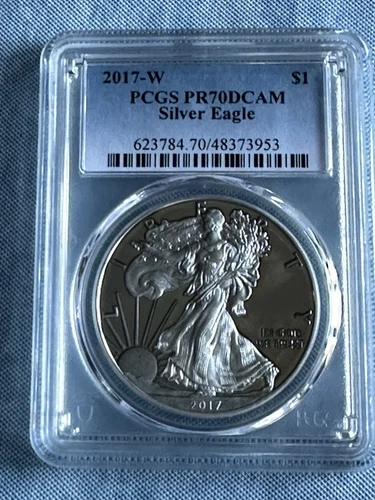 2017-W PF70 PCGS DCAM American silver eagle .