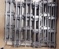 American Flyer S Gauge Track 50+ pieces (all needs cleaning)  25+ st & 25+ curve