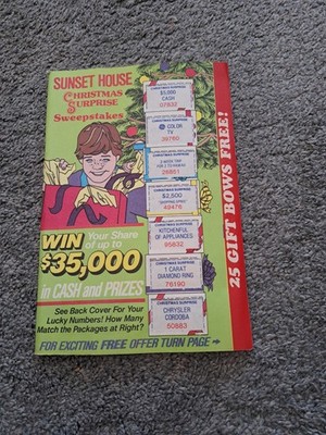 Vintage 1976 Sunset House Catalog Novelty Items Gifts Christmas