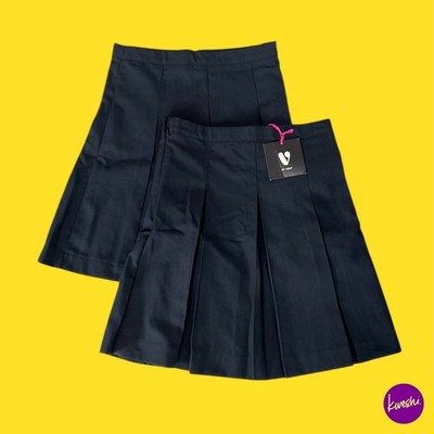 V BY VERY Mädchen Faltenrock, 2er Set, Navy, UK 11-12 Jahre | EU 152