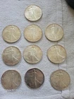 1986  1/2 Roll 10 1 Troy oz .999 Fine Silver American Eagle $1 Coin BU *6935