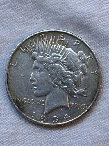 1934-D $1 Silver Peace Dollar