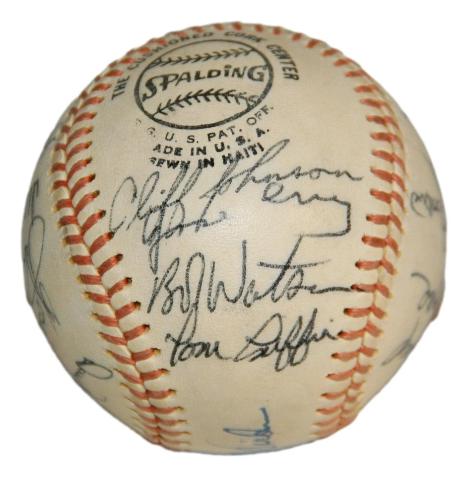 1979 Houston Astros Autographed Team Baseball 22 Sigs Cedeno Watson Cruz - Image 2 of 4
