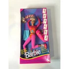 Vintage 1993 Gymnast Barbie Mattel 11921 Neon Pink Leotard Accessories New NIB