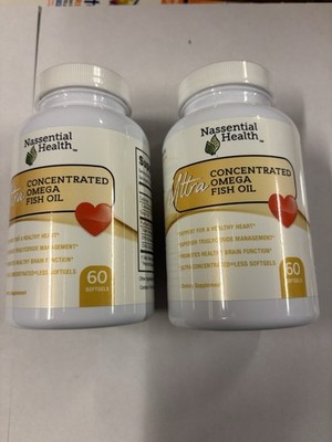 Omega Fish Oil 60 Softgels Bundle Of 2pc Exp 11/2026