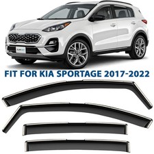 Side Window Deflectors Rain Guards for 2017-2022 Kia Sportage SHATTERPROOF