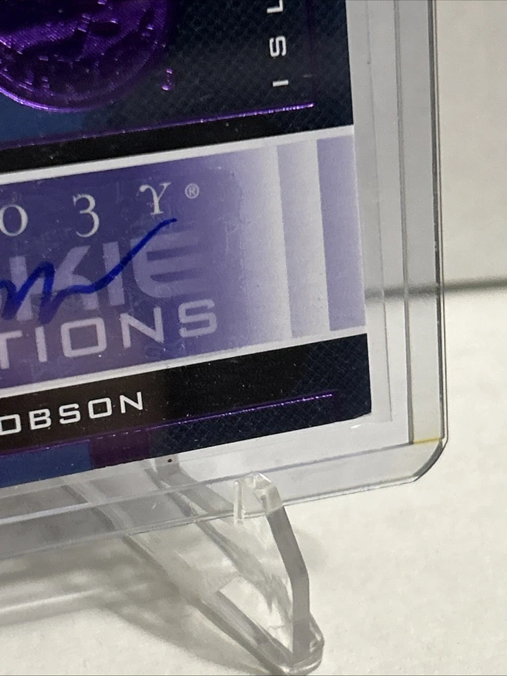 Noah Dobson Islanders/Montreal 2019-20 UD Trilogy 1/1 Rookie Renditions Auto - Image 4 of 4