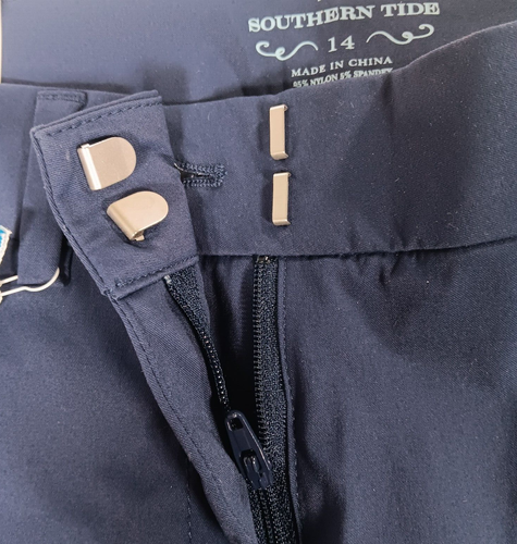 Southern Tide Shorts 4" Performance Collection Women's 14 Navy Blue, New - Picture 4 of 10