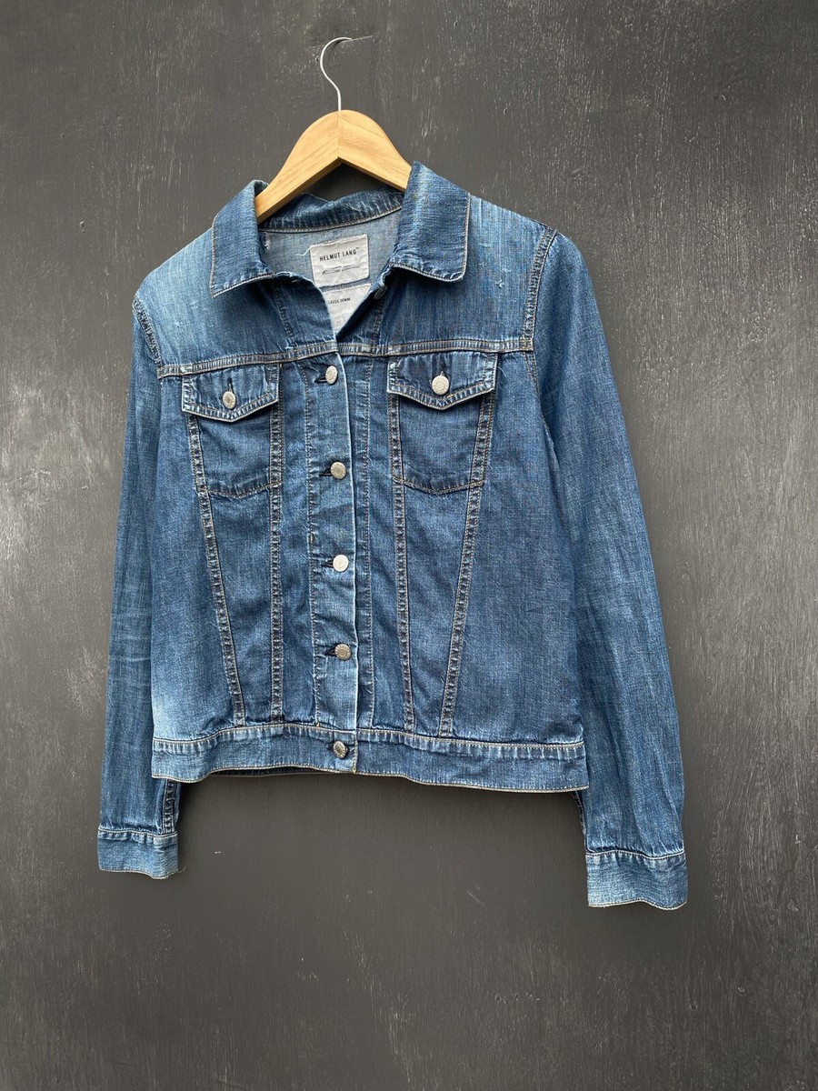Helmut Lang distressed Denim jacket size 42 | eBay Helmut Lang distressed Denim jacket size 42 | eBay