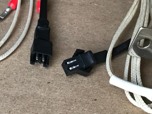 Termostato per fumatori griglia pellet legno filo di piombo 70" sonda sensore temperatura RTD - Foto 2 di 3