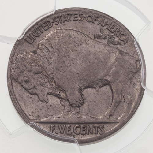 1913-D 5C Buffalo Nickel Type 2 Graded by PCGS as AU58! Nice - Picture 4 of 4