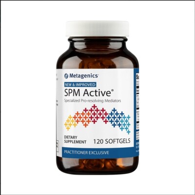 Metagenics SPM Active - 120 count Softgels  EXP - 10/2026 - Free Shipping