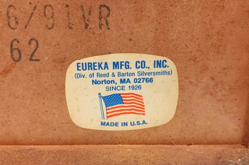 Reed & Barton Anlaufgeschützt Eureka Holz Silberbesteck Besteck Aufbewahrungstruhe Box - Bild 14 von 14