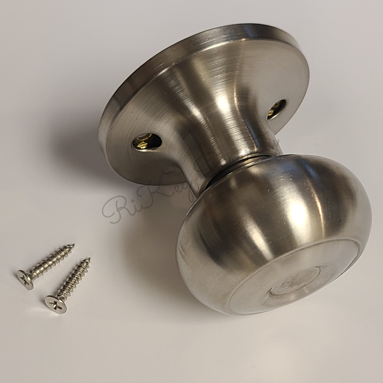Stationary (Dummy) Door Knob For Interior Door Closet Stainless Steel