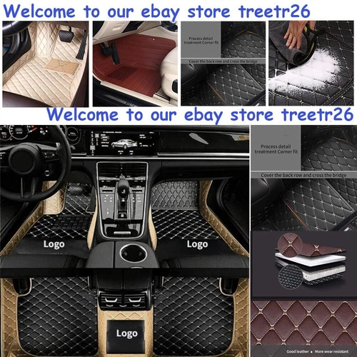 Fit For Toyota Corolla Car Floor Mats Luxury Custom Waterproof Auto Carpets Pads - Picture 1 of 37