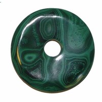 Malachit Donut 35 Mm Ø Super A*QualitäT SchöNe Farbe Und Maserung