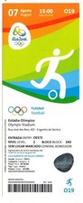 Ticket Olympia 2016 #O19 Honduras - Portugal + Algeria - Argentina