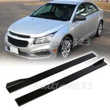 For Chevrolet Cruze 2011-2019 Gloss Side Skirt Extension Splitter Lip Rocker
