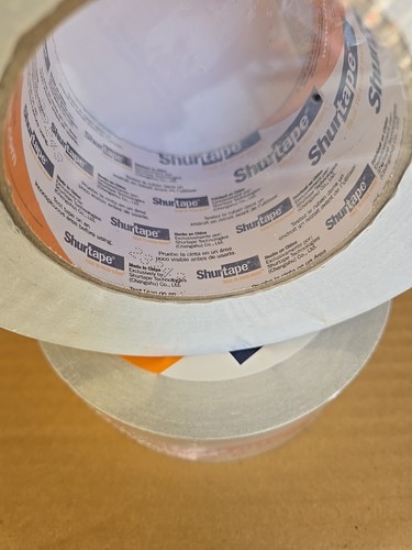 2 ROLLS SHURTAPE # AF 099 HVAC FOIL TAPE 2.5" X 60 YD / 16 ROLLS 1 BOX $159.95 - Picture 5 of 7