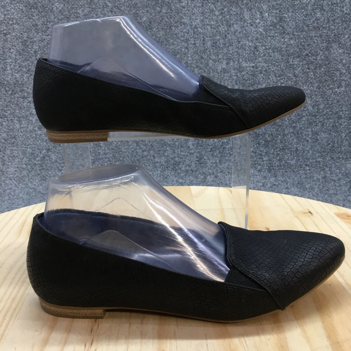 Dr Scholls Shoes Womens 6.5 M Anyways Pointy Flats Slip On Black