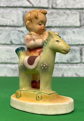Vintage Japanese Figurine American Children Little Knight With