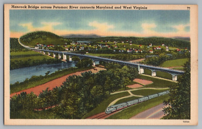 Hancock Bridge Across Potomac River Connecting Maryland And West Virginia PC