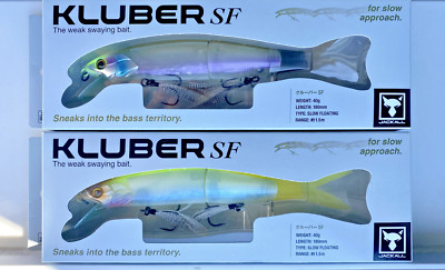Illex Jackall Kluber SF (2 Piece) Slow Floating Lure Swimbait Wobbler Set