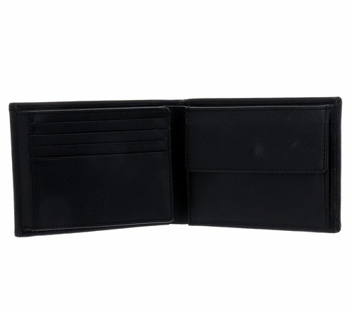 Braun Büffel Mountain RFID Trifold Wallet Geldbörse Geschenkset Black Schwarz - 第 2/4 張圖片